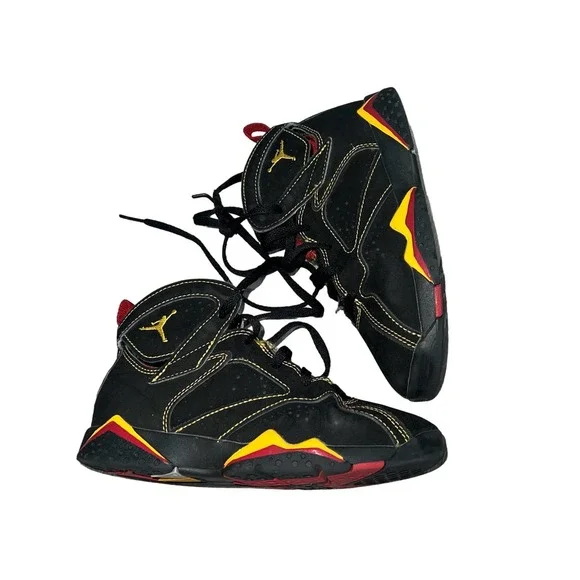 Jordan | Shoes | Jordan 7 Retro Blackcitrusvarsity Red 3c
